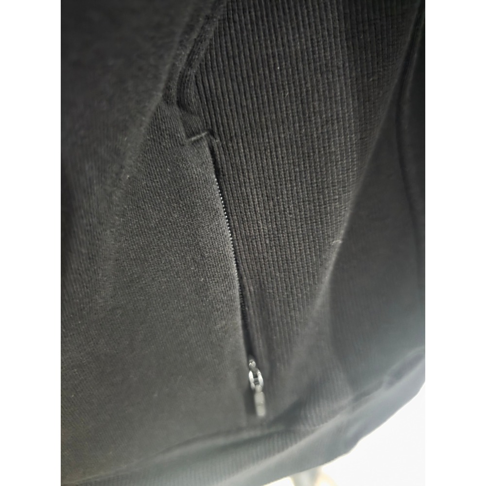 Lululemon Chill On Pullover Perfect Crewneck Sweatshirt Black Cotton Relax Sz 12 - Picture 6 of 10